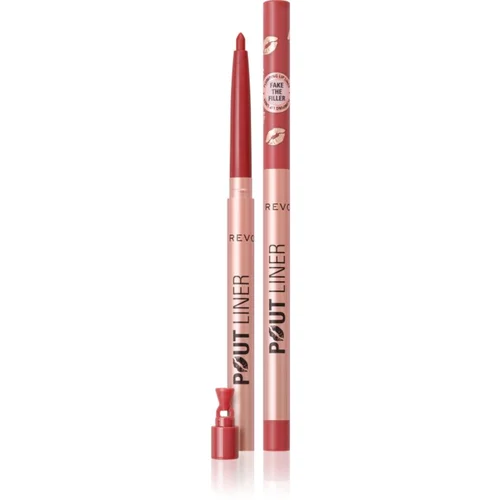 Makeup Revolution Pout Liner svinčnik za ustnice za povečanje volumna odtenek Melba Warm Peach 0.2 g