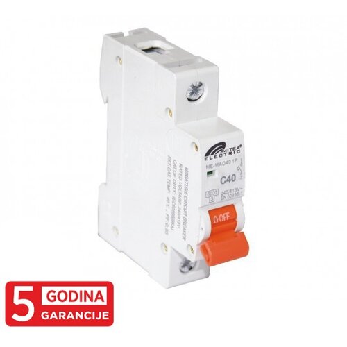 Mitea_Electric Automatski osigurač C40A 6kA 240/415V tipC 5Y ME-MAO40 Cene