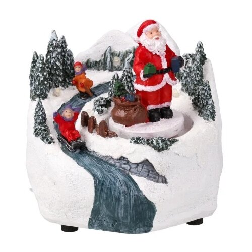  Cozy novogodi&amp;scaron;nje selo led deda mraz 12 x 12 x 10.5 cm ( 760406 ) Slike