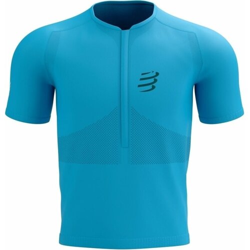 Compressport Trail Half-Zip Fitted SS Top M Hawaiian Ocean/Shaded Spruce L Slike