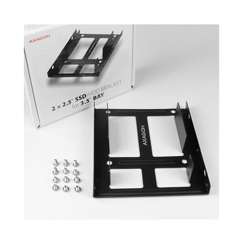 Axagon Adapter za ugradnju 2x2.5 na 3.5 HDD/SSD Slike