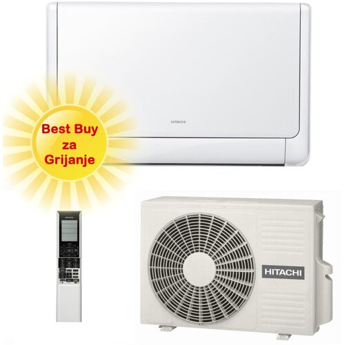 Hitachi PODNI KLIMA UREĐAJ 2,5 kW - RAF-25RXE/RAC-25FXE -SHIROKUMA , za prostor do 25m2, A+++ energetska klasa, R-32 Cijene