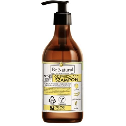 BE NATURAL šampon za tanku i masnu kosu, bez volumena- 270ml Cene