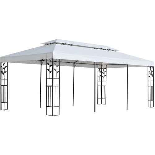  Platno za sjenicu Bijela 300 x 600 cm Poliester Slike