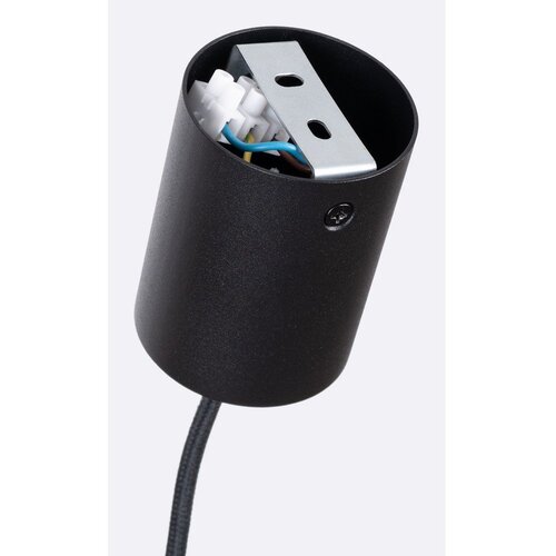 Sollux Bež metalna viseća svjetiljka s tekstilnim sjenilom &amp;oslash; 45 cm Elom &amp;ndash; Slike