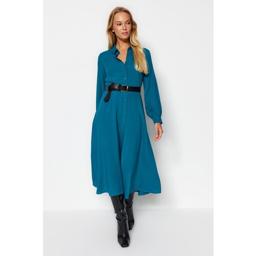 Trendyol Dress - Blue - Shirt dress Cene