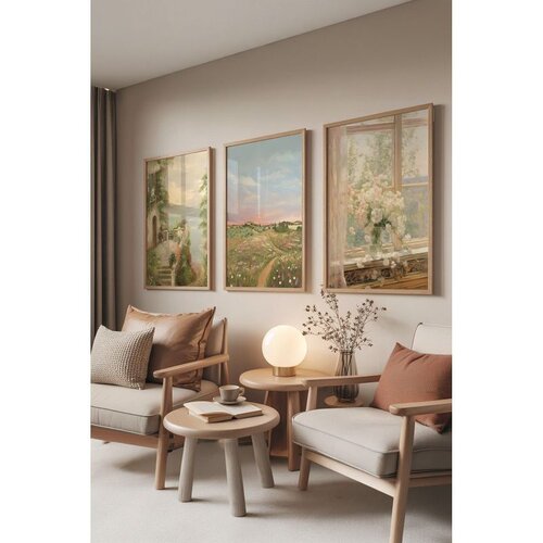 WALLXPERT Č-300878 - 3040 Vi&scaron;ebojni Set Dekorativnih Slika (3 Komada) Cene