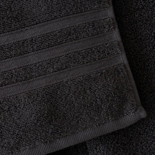 Catherine Lansfield Tamno sivi pamučan ručnik od frotira 70x120 cm Zero Twist &amp;ndash; Slike