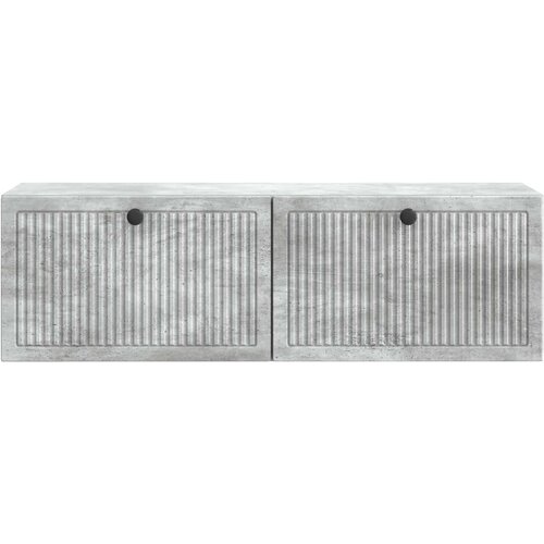  ormar za zid Betonska siva 98 x 31 x 30 cm Konstruirano drvo Slike