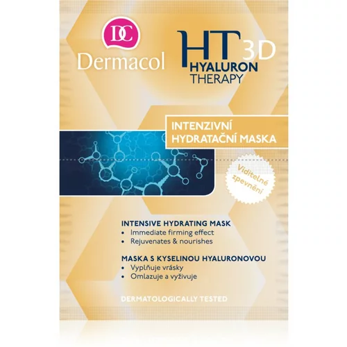 Dermacol Hyaluron Therapy 3D intenzivna vlažilna maska s hialuronsko kislino 16 g