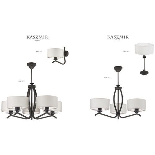 Jupiter 1281-KSLG - Stona lampa KASZMIR 1xE27/60W Slike