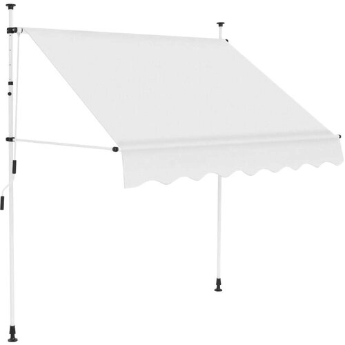  Ročno zložljiva tenda 200 cm krem, (20611053) Cene