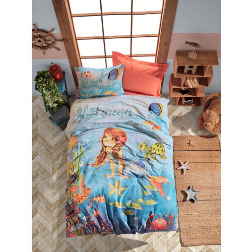 Lessentiel Maison Ranforce posteljina (160x220) Mermaid Coral Cene
