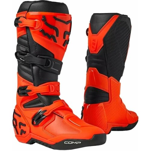 Fox Comp Boots Fluo Orange 42,5 Motoristični čevlji Slike
