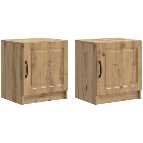  Noćni ormar 2 pcs Hrast artisan 43 x 34,5 x 47 cm Cene