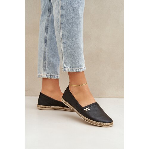Zazoo Elegant Leather Women's Espadrilles Cijene