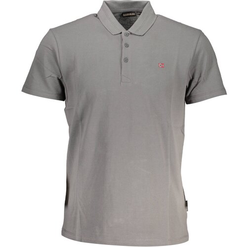 Napapijri POLO SHORT SLEEVE MAN GRAY Slike
