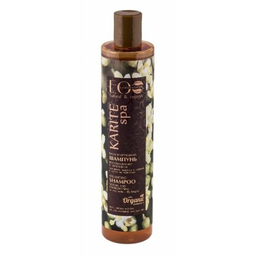 ECO LABORATORIE šampon za kosu sa ši puterom, esencijalnim uljima ginko bilobe i žalfijom Slike
