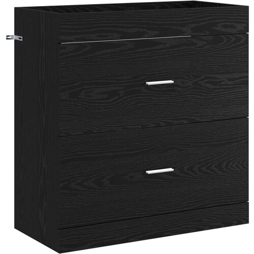 vidaXL Kabinetski ormarić ispod Lavabo - Umivaonika Crni hrast - Crni hrast 78 5 x 37 5 x 81 cm Cijene