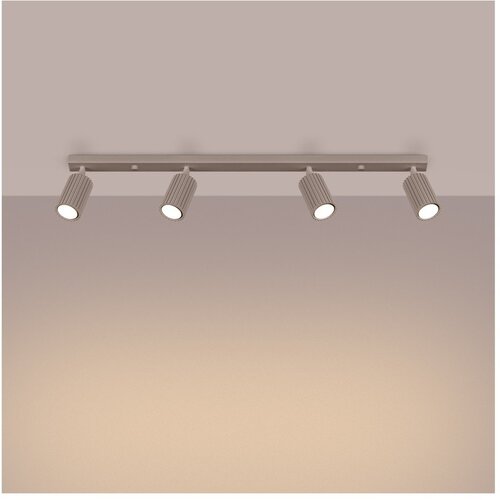 Sollux Sivorjavo kovinsko točkovno svetilo 6,5x81 cm Gleam &amp;ndash; Slike
