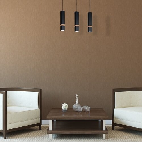 Luster na sajli VIDAR 3xGU10/25W/230V crna Slike