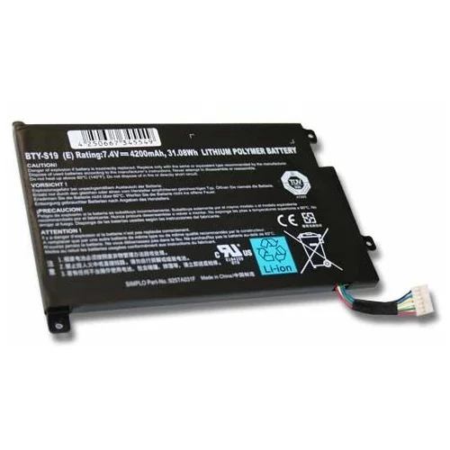 VHBW Baterija za MSI Winpad 110 / 110W, 4200 mAh