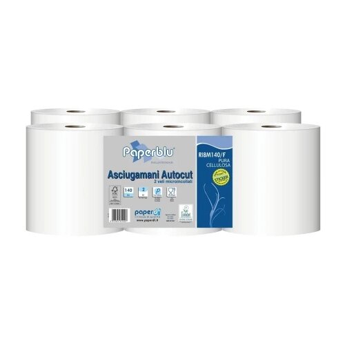 Paperblu Autocut papirni ubrus 2sl 140m (6 rolni) ( RI8M140/F ) Cene