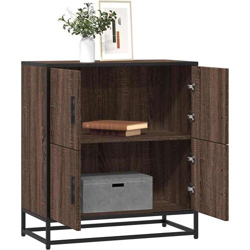 VidaXL Komoda boja hrasta 68x35x76 cm konstruirano drvo Slike