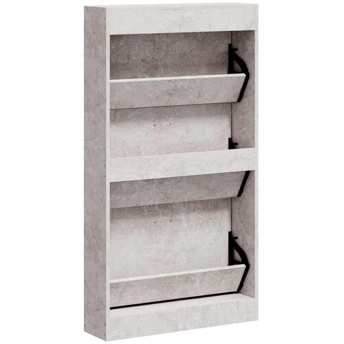  za cipele boja betona 59x17x108 cm konstruirano drvo Slike