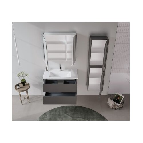 Hanah home Kupatilski ormarić sa umivaonikom i ogledalom (2 komada) Arno 85 784 Cene