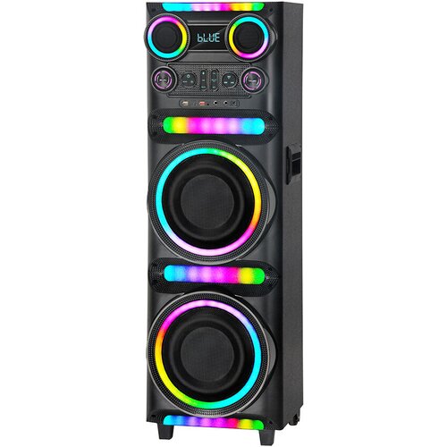 NDR Bluetooth zvunik sa dva mikrofona -M1104, 60W, 2x10", Crni Cene