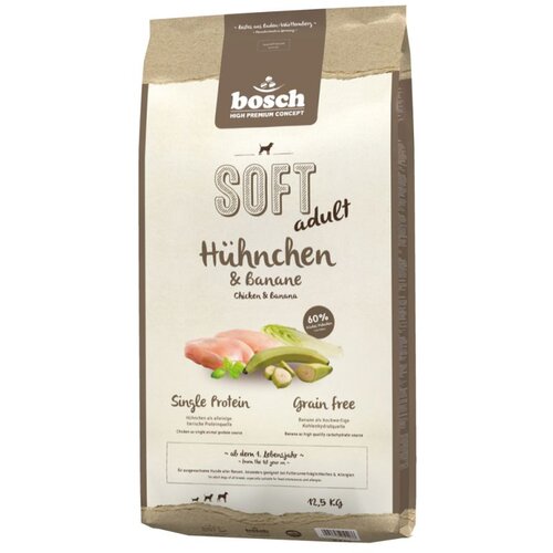 Bosch Soft pi&scaron;čanec & banana - Varčno pakiranje: 2 x 12,5 kg Cijene