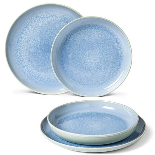 Like | Villeroy &amp;amp; Boch 4-dijelni set tirkiznih porculanskih tanjura Villeroy &amp;amp; Boch Like Crafted Slike