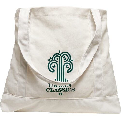 Urban Classics Accessoires Canvas bag with logo in white Cene