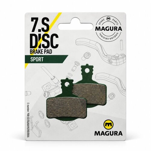 Magura Kočioni paknovi MT2/MT4/MT6/MT8 - organske, 7.S sport, 1 set Cene