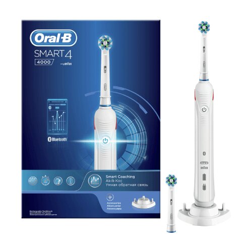 Oral-b Smart Pro 4000 bela električna četkica za zube Slike