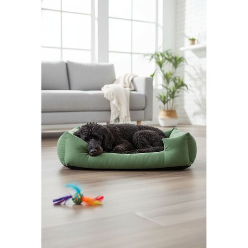 Paws & Whiskers Krevet za kućne ljubimce Kare, 70 &times; 55 &times; 16 cm, Zeleni Cijene