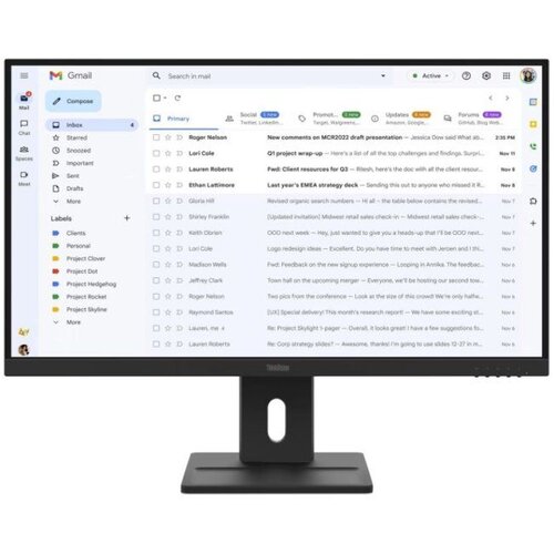 Lenovo Monitor ThinkVision (64BCMAR4EU) E27-40 27 FHD IPS 100Hz Cene