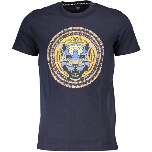 Cavalli Class T-SHIRT SHORT SLEEVE MAN BLUE Cene