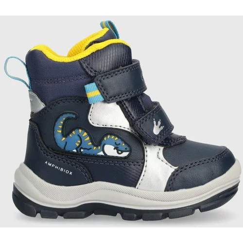 Geox Otroški čevlji B363VA 054FU B FLANFIL B ABX mornarsko modra barva