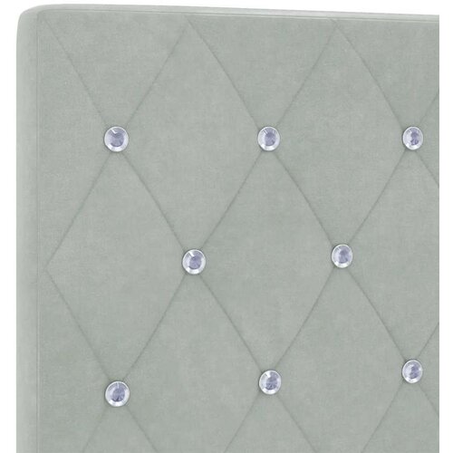  LED glava kreveta s LED trakama Svijetlo siva 180 cm Bar&amp;scaron;un Slike
