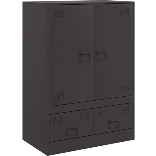 Maison Chic Komoda - Predalnik črna 67x39x95 cm jeklo, (21715883) Slike