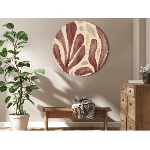  Okrugla slika - Leaves and spots &ndash; large vibrant shapes inspired by Matisse 80x80 Cijene