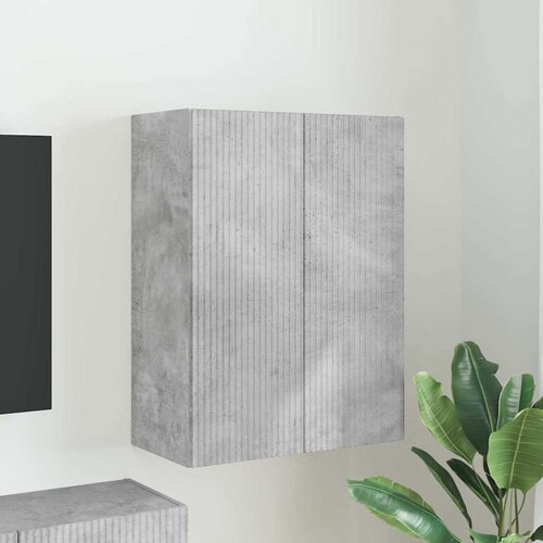 TV zidni ormar Zidne Betonski sivi 59,5 x 31 x 80 cm Cene