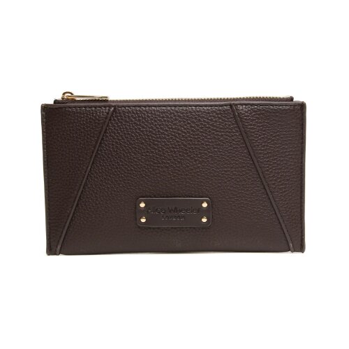 Fancy Metal Goods Ltd Alice Wheeler - Novčanik za sitninu - Suede Kensington, Chocolate Cene