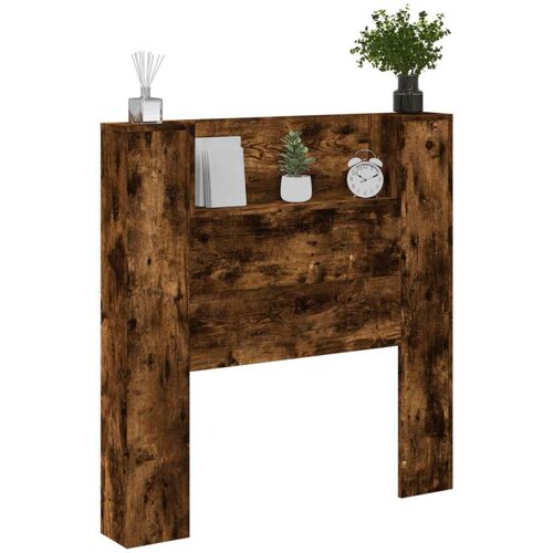  Uzglavlje S LED lampica Dimljeni hrast 100 x 16 5 x 103 5 cm Slike