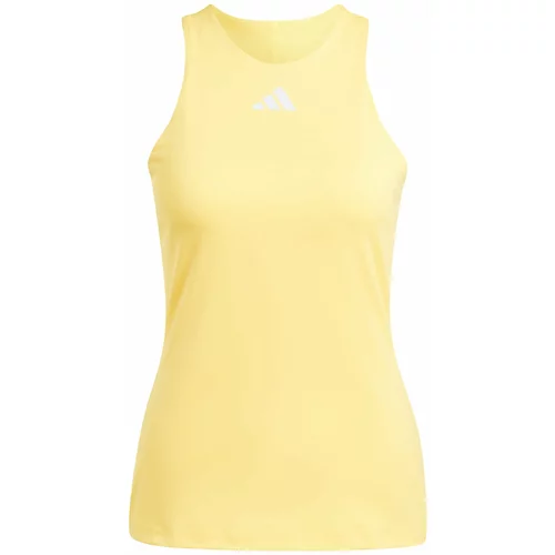 Adidas Sportski top žuta / bijela