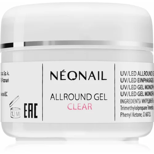 NeoNail Allround Gel Clear gel za modeliranje nohtov 5 ml