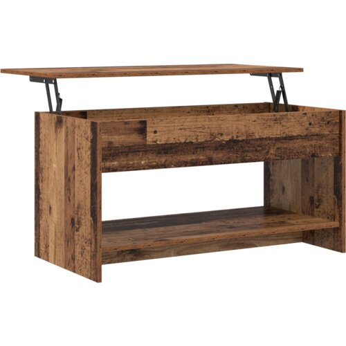  S policom s pohranom Staro drvo 102 x 50 x 52.5 cm Konstruirano drvo Slike
