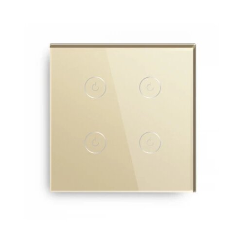 Exeshop wi-fi pametni prekidač 4G tuya zlatni (wifi touch switch) Cene